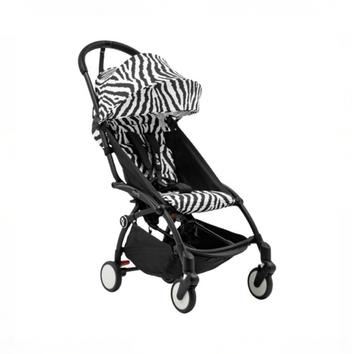 Shop Stokke YOYO3 Complete Stroller, 2024, Black, Zebra at GoodBuy Gear