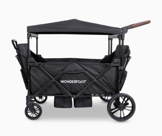 Wonderfold X4R Stroller Wagon, Black, unknown