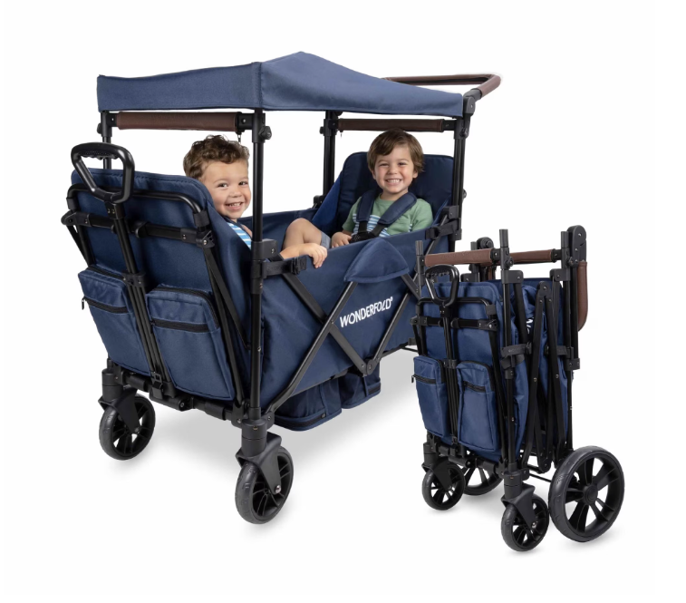 Wonderfold X2R Stroller Wagon, Navy