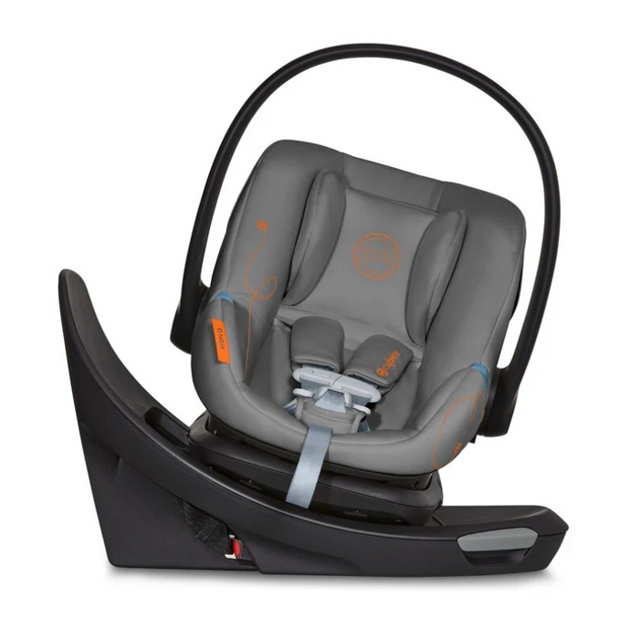 Shop Cybex Aton G Swivel SensorSafe Rotating Infant Car Seat, 2024, Lava Grey at GoodBuy Gear