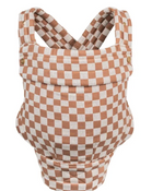 Shop Mabē The Monarch Carrier, Mocha Check at GoodBuy Gear