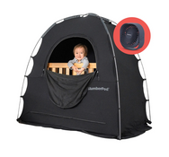 Shop SlumberPod 3.0 Sleep Canopy with Fan, Black with Gray Accents at GoodBuy Gear