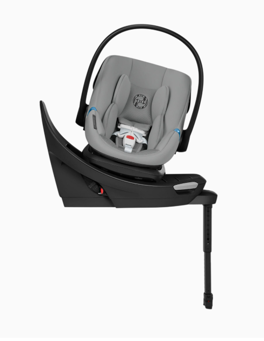 Cybex Aton G2 Swivel Infant Car Seat with Load Leg Base, 2025, Stone Grey