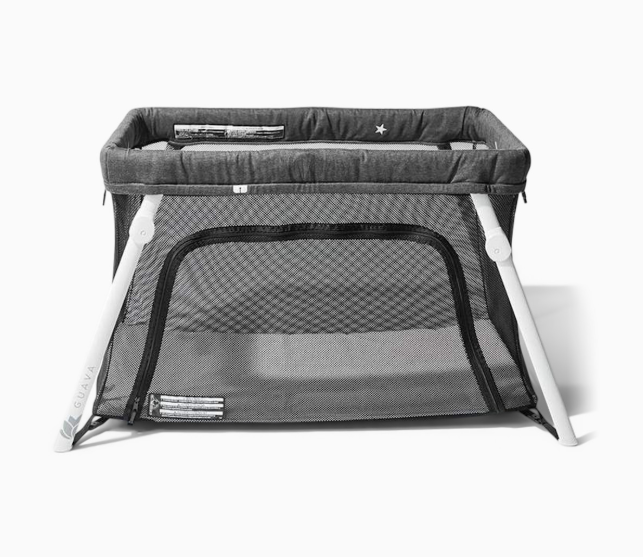 Guava Family Lotus Travel Crib and Play Yard, Grey