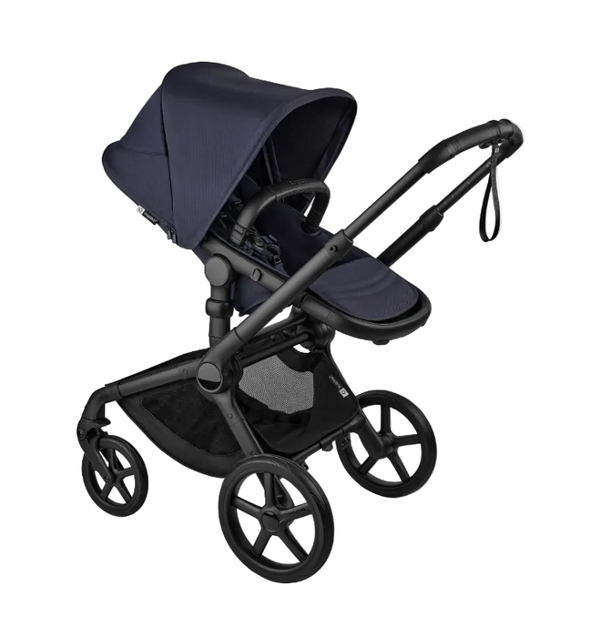 Bugaboo Fox 5 Renew 2-in-1 Stroller, 2026, Black Frame, Deep Indigo