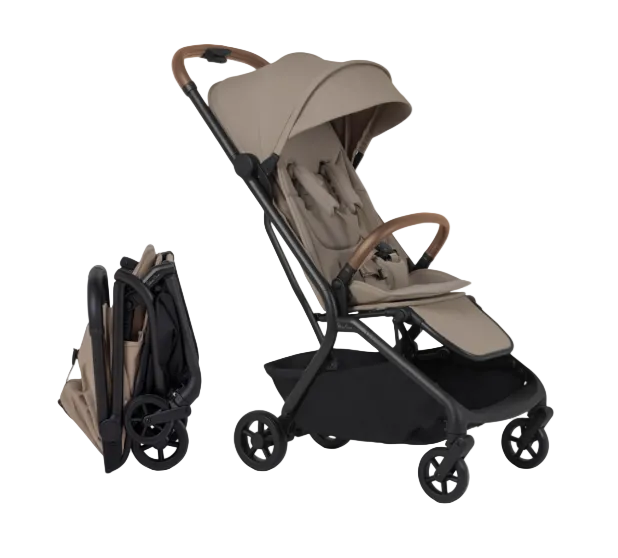 Silver Cross Nia Compact Folding Travel Stroller, 2026, Champagne