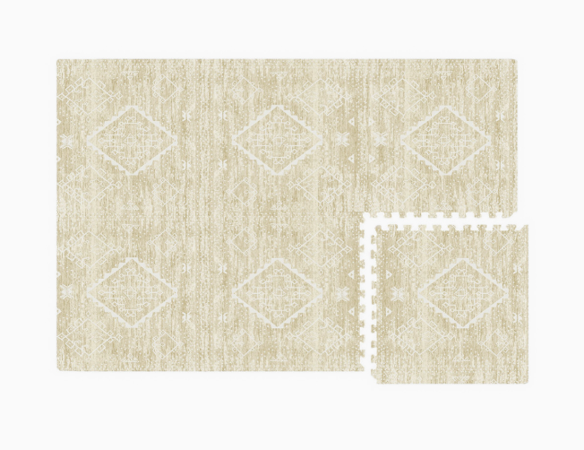 Shop House of Noa Little Nomad Play Mat, 4x6, Straw, Ula at GoodBuy Gear