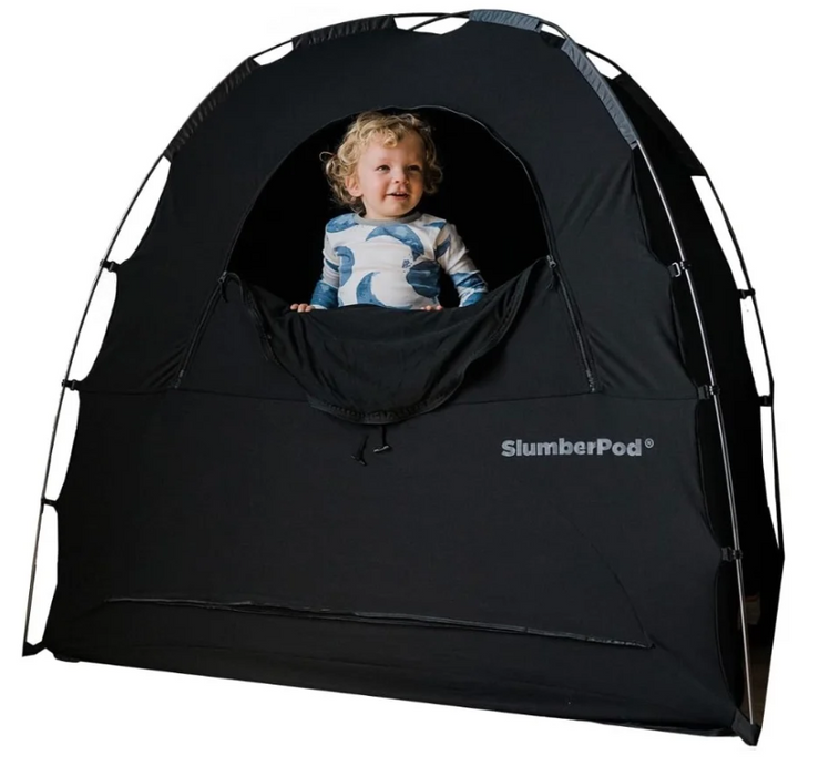 SlumberPod 3.0 Sleep Canopy, Black with Gray Accents