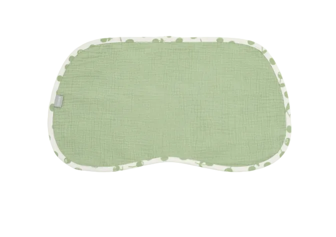 Shop Stokke Muslin Burp Cloth, Sage Green Berries at GoodBuy Gear