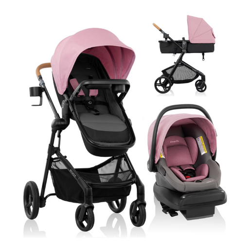 Shop Evenflo Pivot NXT Travel System, 2025, Lilas Pink at GoodBuy Gear