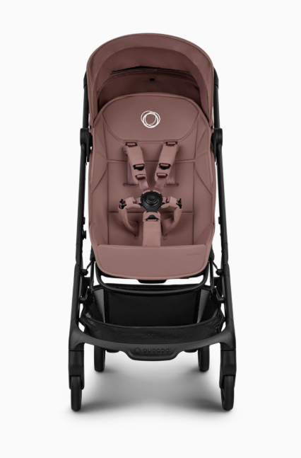 Shop Bugaboo Butterfly 2 Plus Stroller, 2026, Dusty Pink/Black at GoodBuy Gear