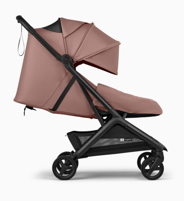 Shop Bugaboo Butterfly 2 Plus Stroller, 2026, Dusty Pink/Black at GoodBuy Gear