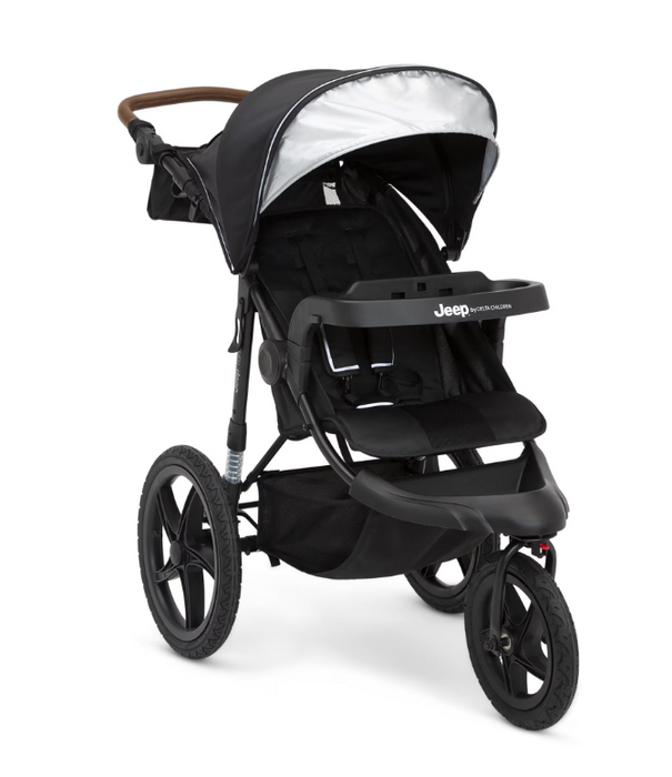Shop Delta Children Jeep TurboGlyde Jogging Stroller, 2025, Black at GoodBuy Gear