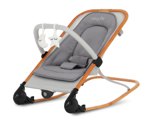 Shop Dream On Me Rock with me 2-in-1 Rocker and Stationary Seat, Grey at GoodBuy Gear