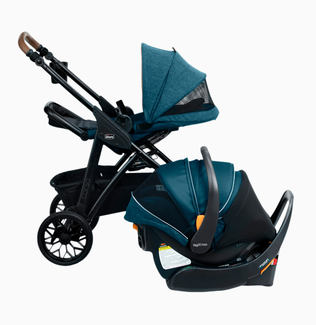Shop Chicco Corso Primo ClearTex Travel System, 2025, Stellar at GoodBuy Gear