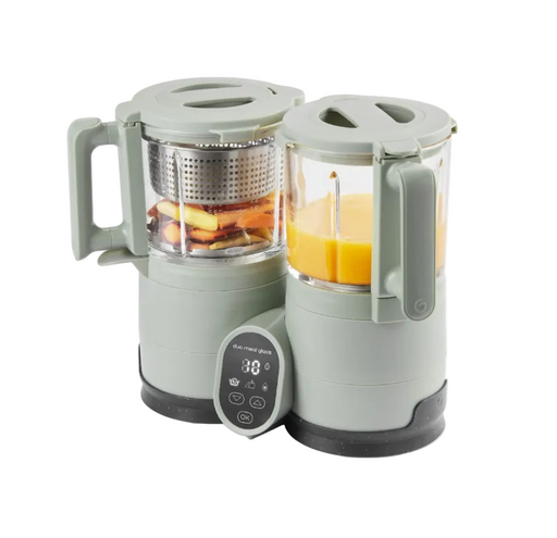 Shop Babymoov Duo Meal Glass Pro Baby Food Maker, Celadon Green at GoodBuy Gear