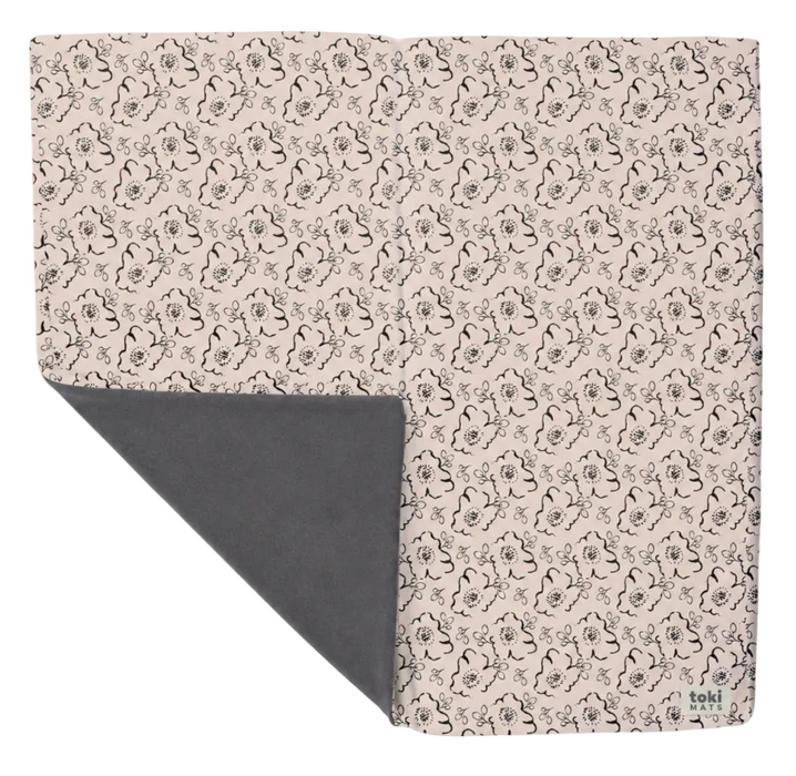 Toki Kids Mega Padded Play Mat 55" x 55", Poppy