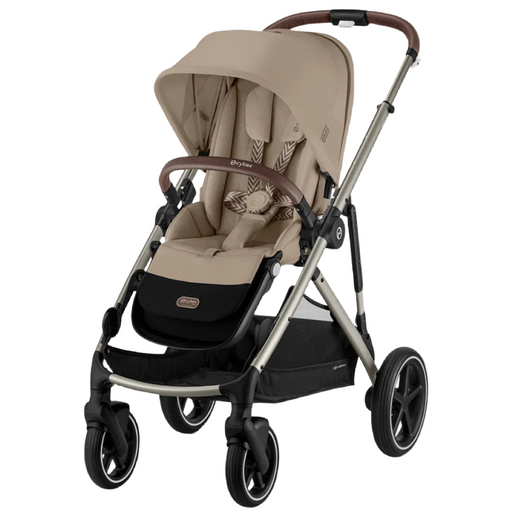 Shop Cybex Gazelle S Modular Stroller, 2025, Almond Beige, Taupe Frame at GoodBuy Gear