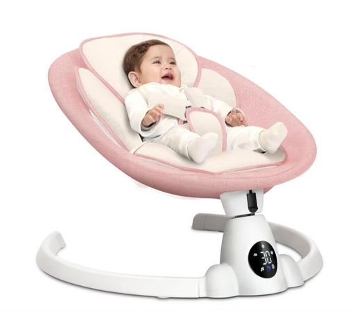 Shop Babyeap Smart Electric Swing with Bluetooth, Pink at GoodBuy Gear
