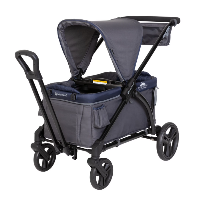 Baby Trend Expedition 2-in-1 Stroller Wagon, 2023, Smokey Navy
