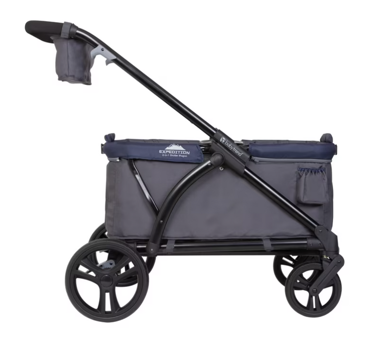 Baby Trend Expedition 2-in-1 Stroller Wagon, 2023, Smokey Navy