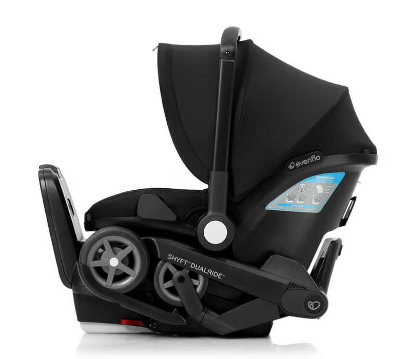 Evenflo Shyft Dual Ride Infant Car Seat Stroller Combo, Bryson, 2024, Original Model