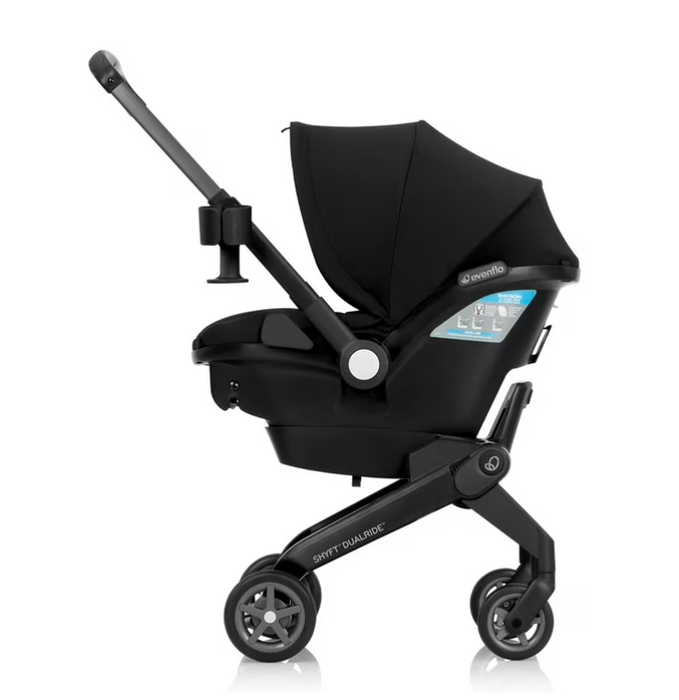 Evenflo Shyft Dual Ride Infant Car Seat Stroller Combo, Bryson, 2024, Original Model