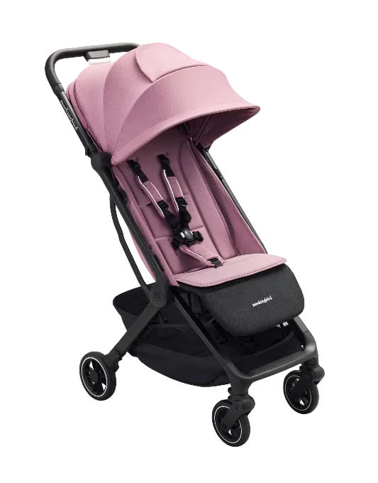 Mockingbird Travel Stroller, Black, Black, Mulberry