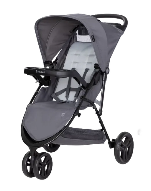Shop Baby Trend Venture 3-Wheel Stroller, 2026, Stellar Grey at GoodBuy Gear