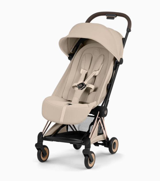 Cybex Coya Stroller, 2026, Cozy Beige, Rose Gold