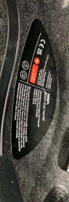 Shop Woom Ready Kids Helmet, Charcoal Metallic, Medium, Without Light at GoodBuy Gear