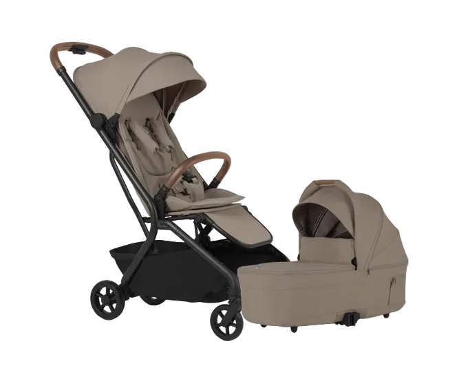 Silver Cross Nia Stroller and Bassinet, 2026, Champagne