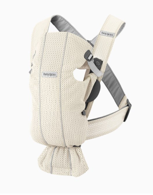 Shop BabyBjorn Baby Carrier Mini, Cream 3D Mesh at GoodBuy Gear
