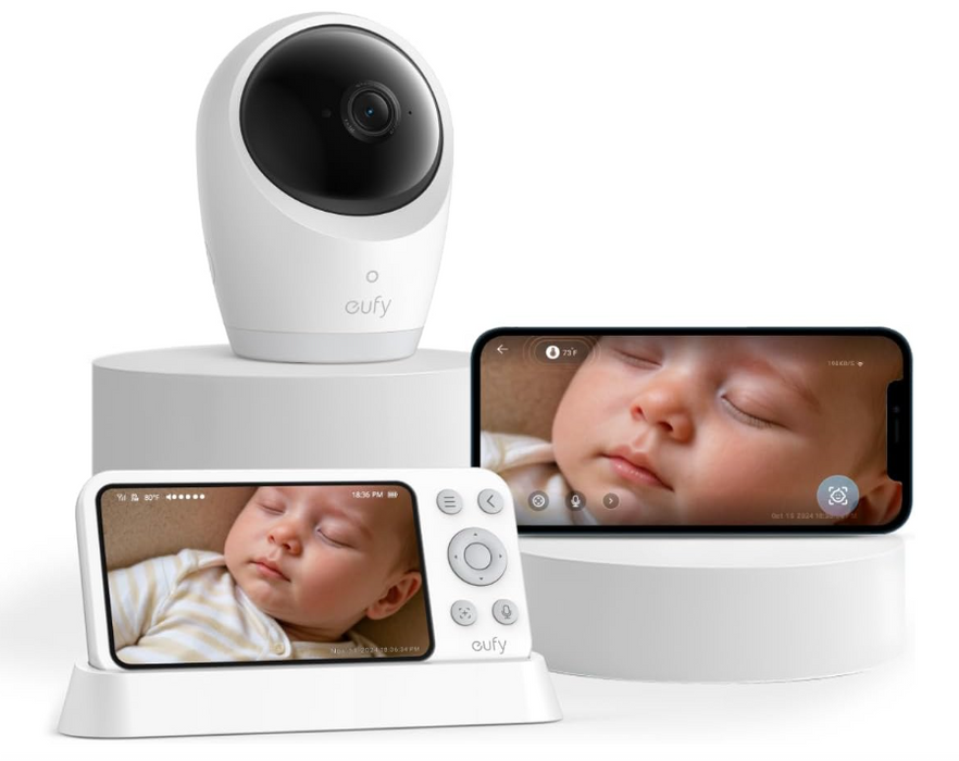 Shop Eufy Baby Monitor E21 with 4K UHD Camera, 5" Display at GoodBuy Gear