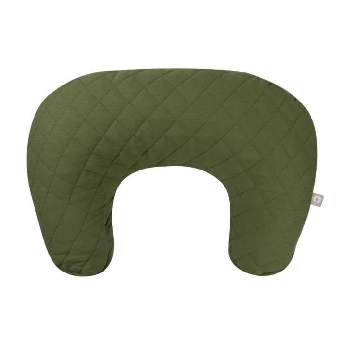 Boppy Ergonomic Nursing Pillow, LUXE, Quilted Moss