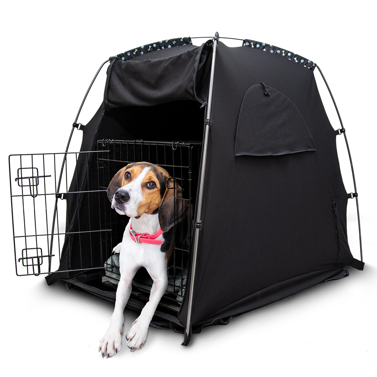 SlumberPod Pet Crate Cover, Black — GoodBuy Gear