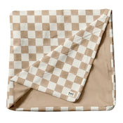 Shop Toki Kids Standard Mat Cover 40" x 40", Checker Toffee at GoodBuy Gear