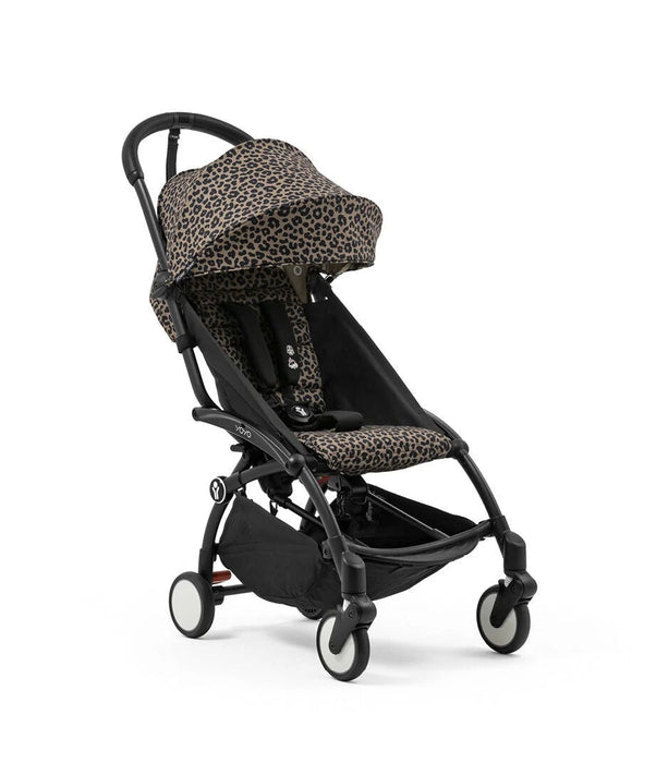 Stokke YOYO3 Complete Stroller, Black, 2025, Leopard
