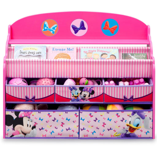 Shop Delta Children Minnie Mouse Deluxe Book & Toy Organizer at GoodBuy Gear
