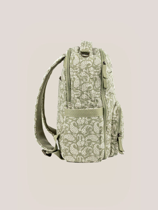 Shop Sazan + JuJuBe Classic Diaper Backpack, Paisley Floral at GoodBuy Gear