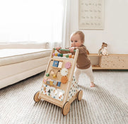 Shop Tiny Land, Natural Wooden Baby Walker at GoodBuy Gear
