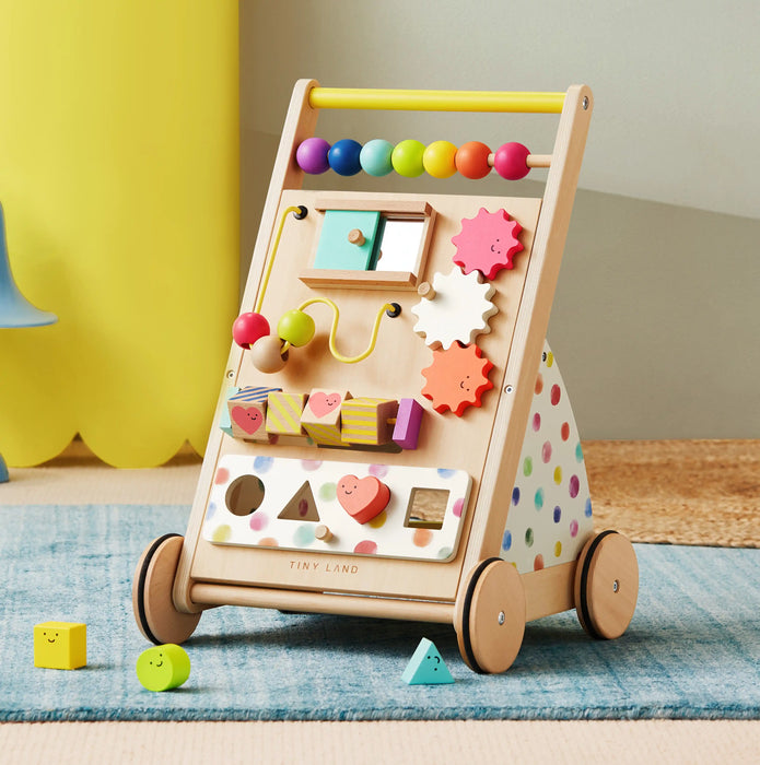 Shop Tiny Land Premium Natural Wooden Activity Walker at GoodBuy Gear