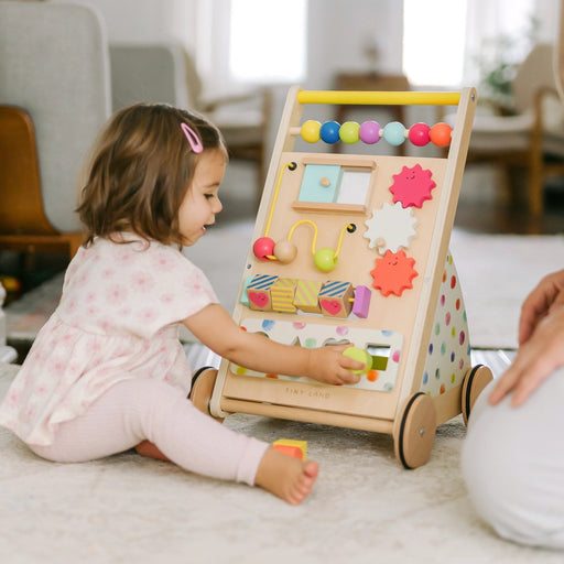 Shop Tiny Land Premium Natural Wooden Activity Walker at GoodBuy Gear
