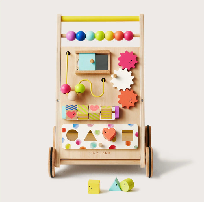 Shop Tiny Land Premium Natural Wooden Activity Walker at GoodBuy Gear