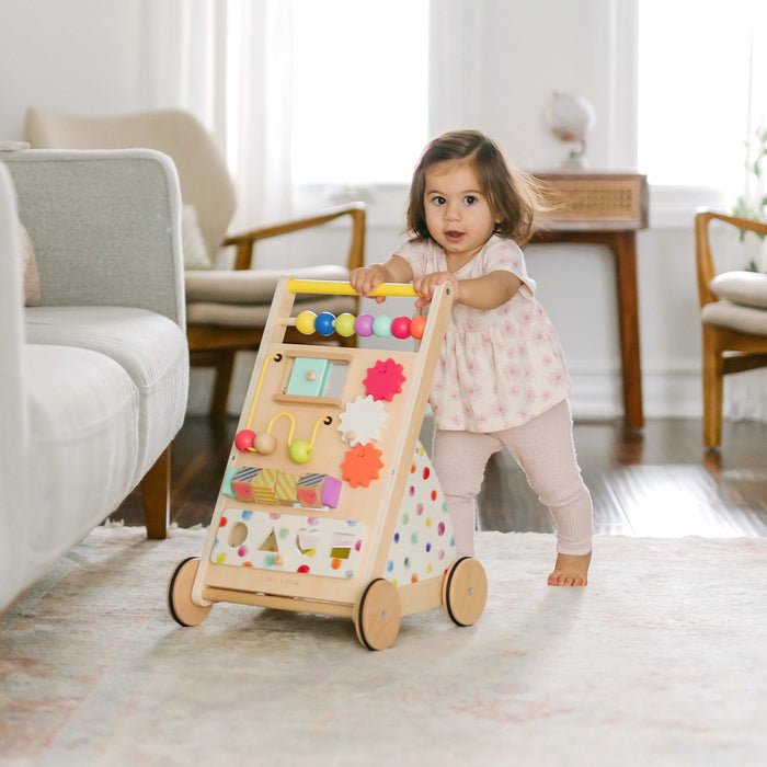 Shop Tiny Land Premium Natural Wooden Activity Walker at GoodBuy Gear
