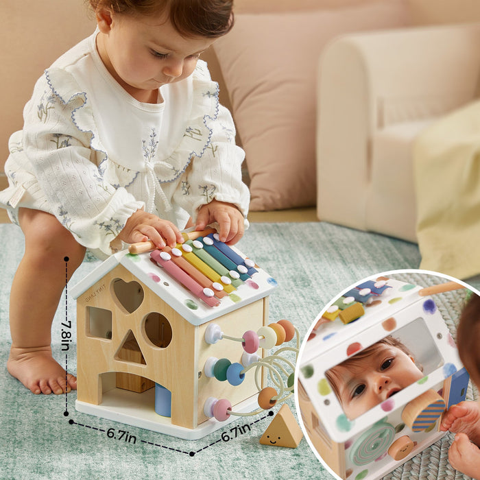 Shop Tiny Land Cottage Activity Cube, Morandi at GoodBuy Gear