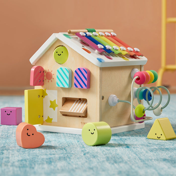 Tiny Land Cottage Activity Cube, Rainbow