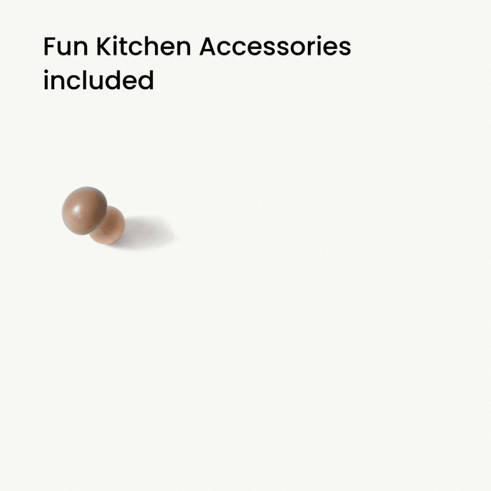 Shop Tiny Land Wooden Play Kitchen Honey Kitchenette with Pretend Cooking Set at GoodBuy Gear