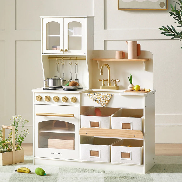 Shop Tiny Land Wooden Play Kitchen with Storage at GoodBuy Gear