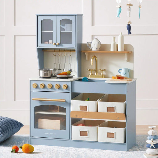 Shop Tiny Land Serenity Wooden Kitchen, Blue at GoodBuy Gear